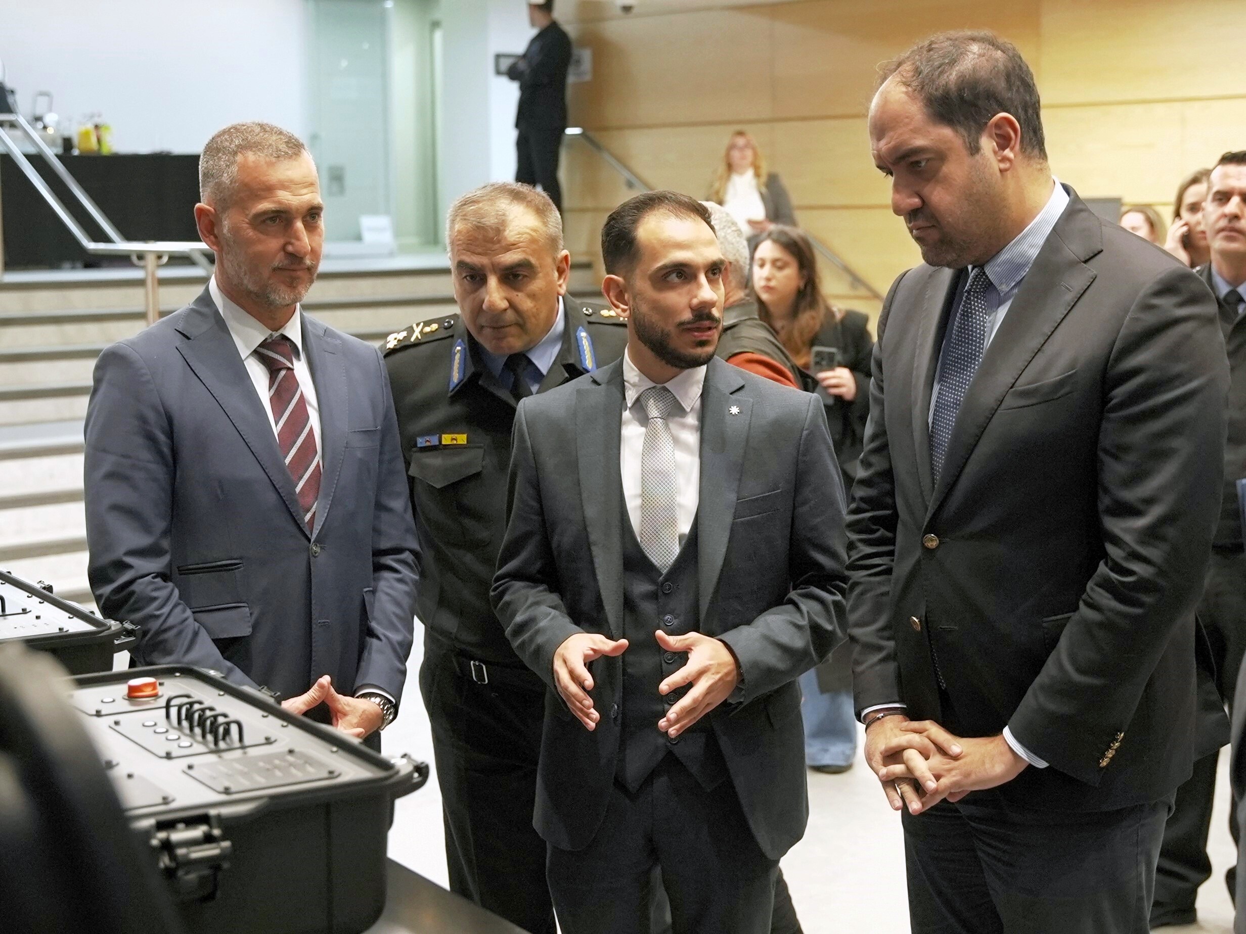 Handover ceremony of Delian systems to the Hellenic Fire Service